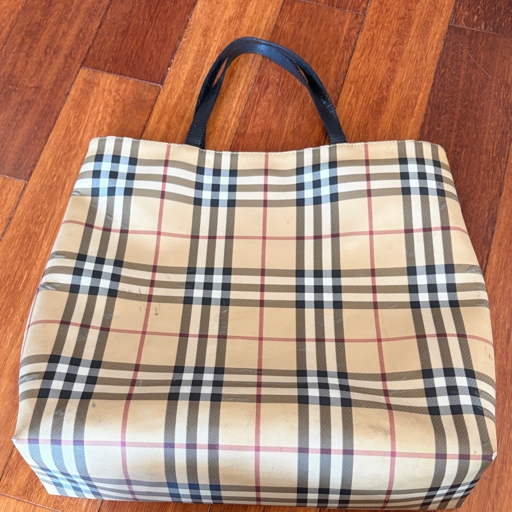 Plaid Tote Bag